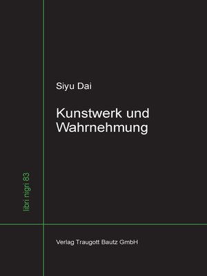 cover image of Kunstwerk und Wahrnehmung